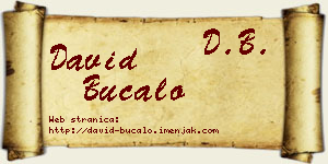 David Bucalo vizit kartica